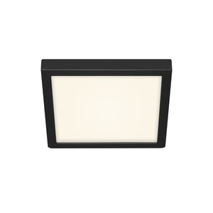 Plafoniera Contemporanea Fire Black Metallo Nero Led Integrato 20W 4000K
