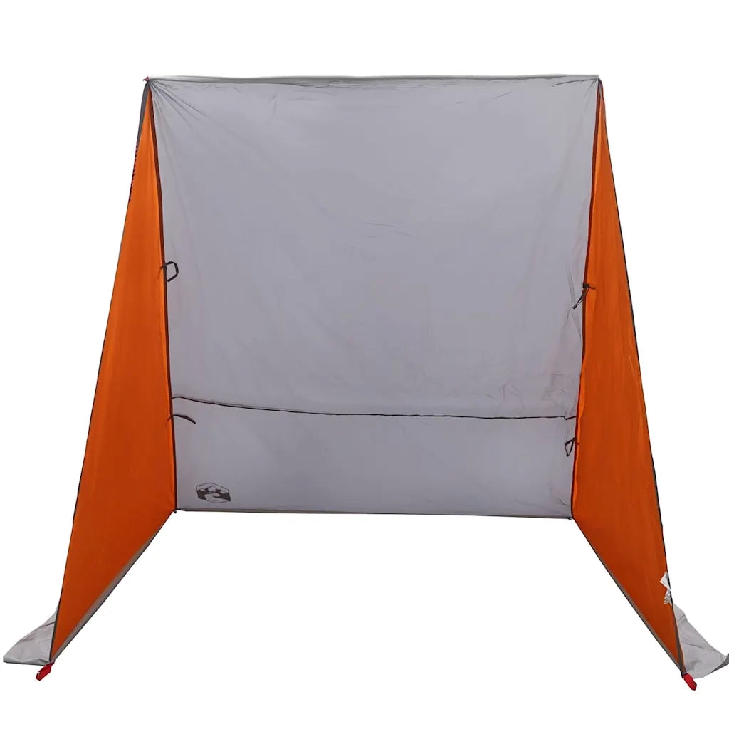 vidaXL Tenda con tetto Altro Grigio e arancione 190 x 150 x 185 cm