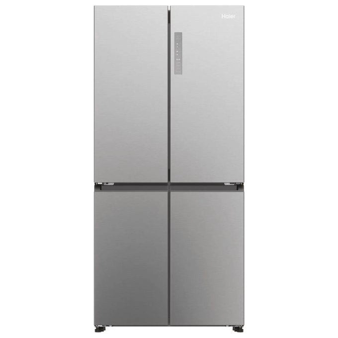 Haier Multidoor HCR3818ENMM ClasseE 467lt-Platino, Stainless steel