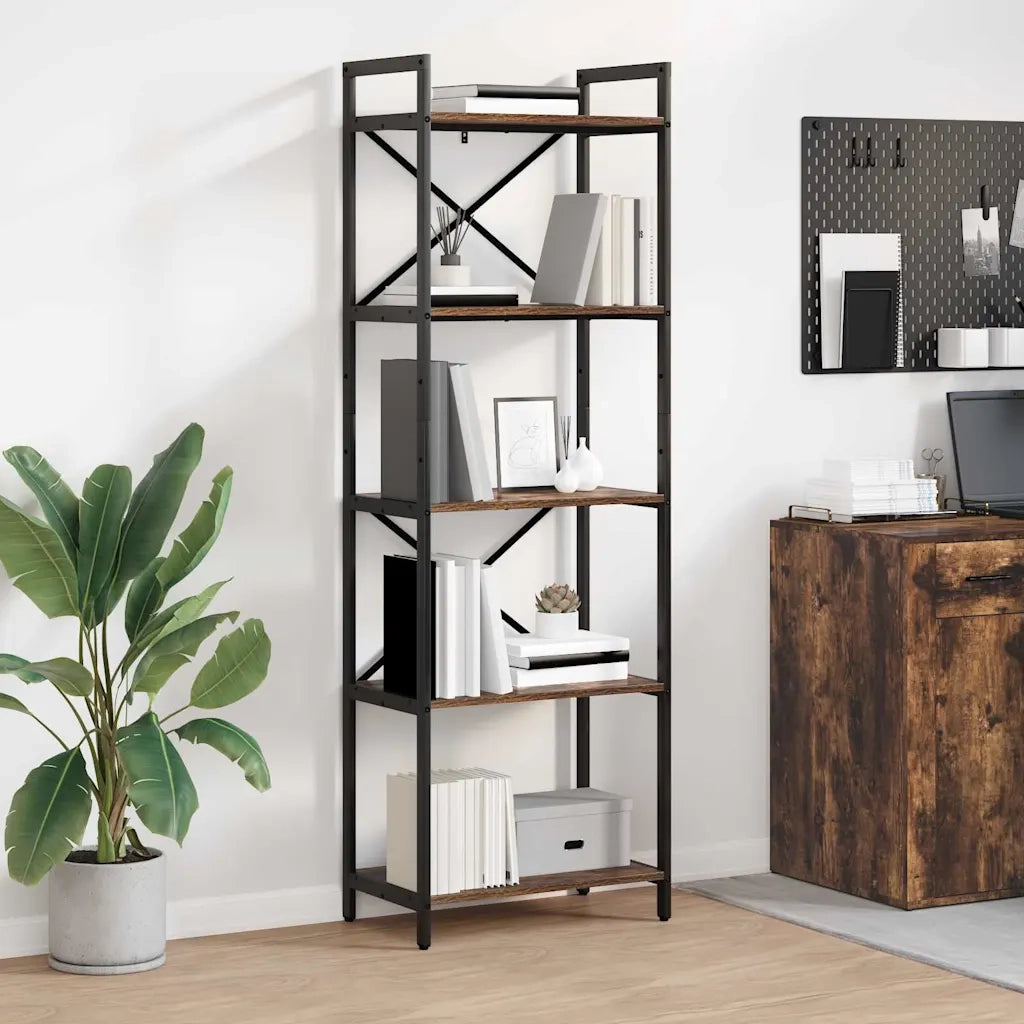 Libreria 5 livelli 56 x 34 x 171 cm Legno ingegnerizzato 883864