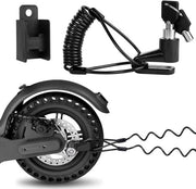 Blocco freno anti furto scooter elettrico, Adatto per Xiaomi M365 Nero