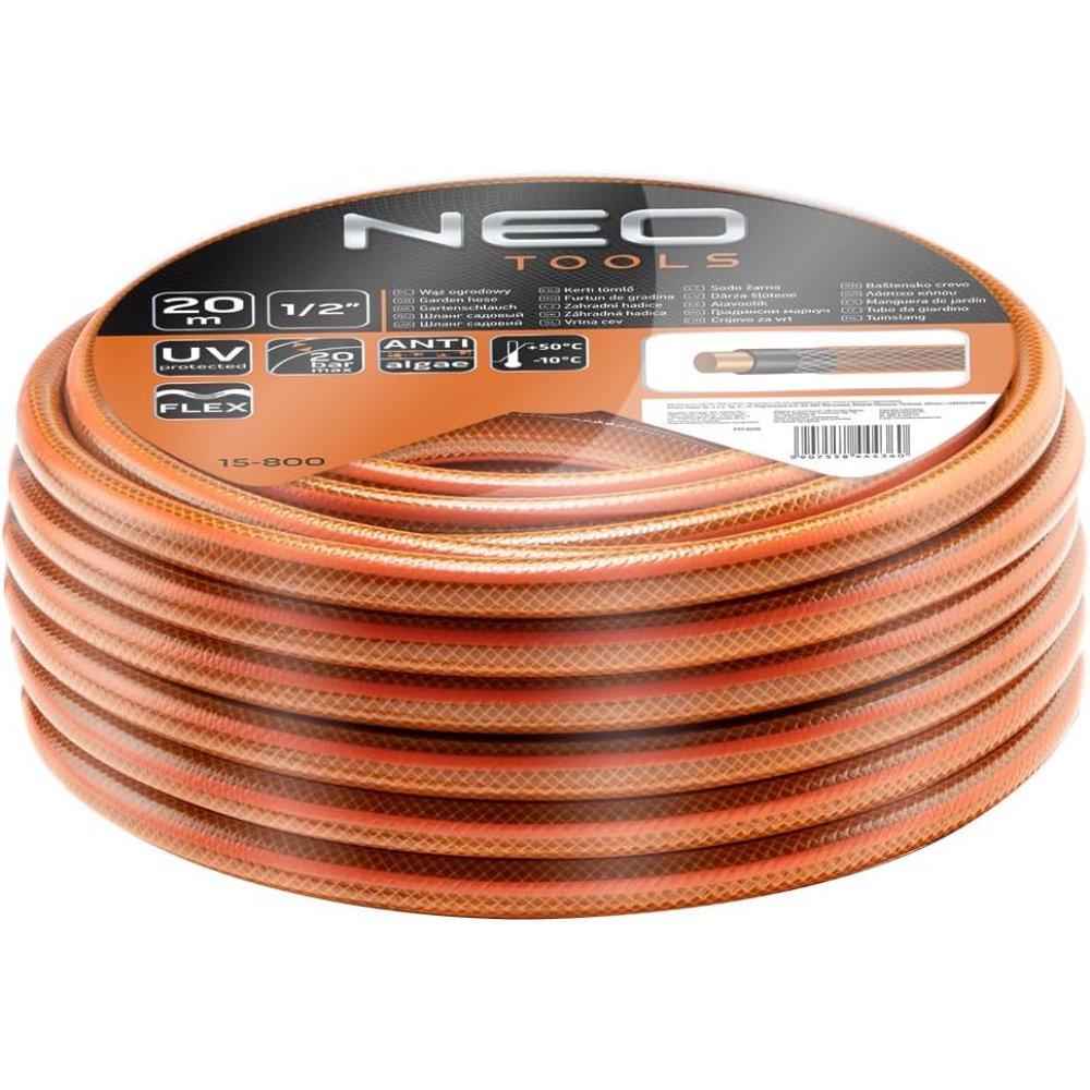 Topex 15-800 tubo da giardino 1 1/2 x 20 m 4-strati neo econo ds