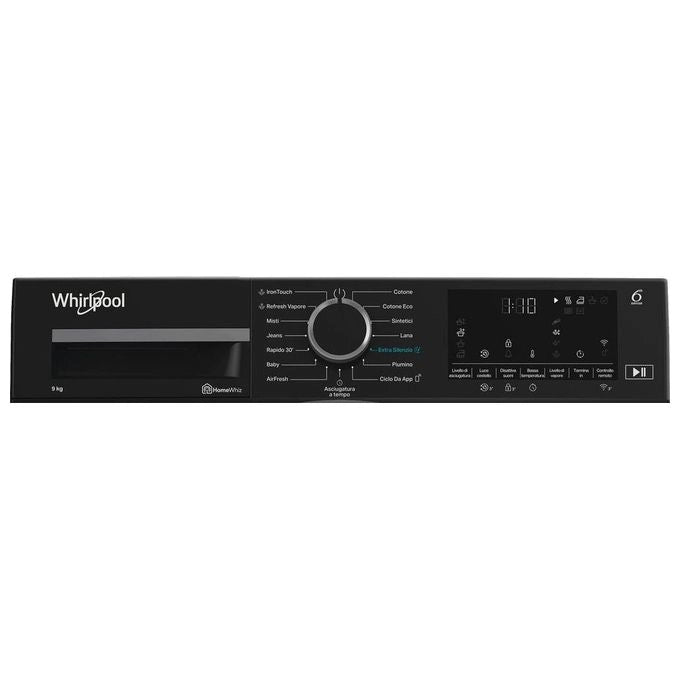 Whirlpool C WD 96M WBS IT, Capacità 9kg, classe A, colore White, Display digitale XL, Wi-Fi, IronTouch