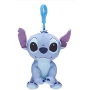 Trade Shop - Portachiavi Di Stitch Con Clip Per Borsa In Peluche Lilo & Stitch Misura 11,5 Cm -
