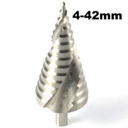 Trade Shop - Fresa A Gradini Scalini Conica Hss 4-42mm Allargafori Punta Per Metallo -