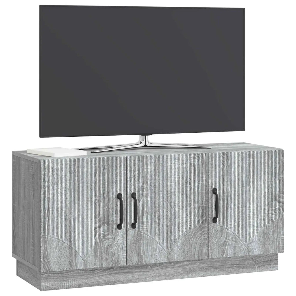 Mobile TV Grigio Sonoma 99 x 34,5 x 47 cm Legno ingegnerizzato 895411