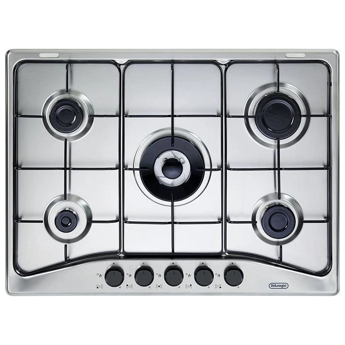De’Longhi FFA 57 ASV piano cottura Acciaio inossidabile Da incasso 68 cm Gas 5 Fornello(i)