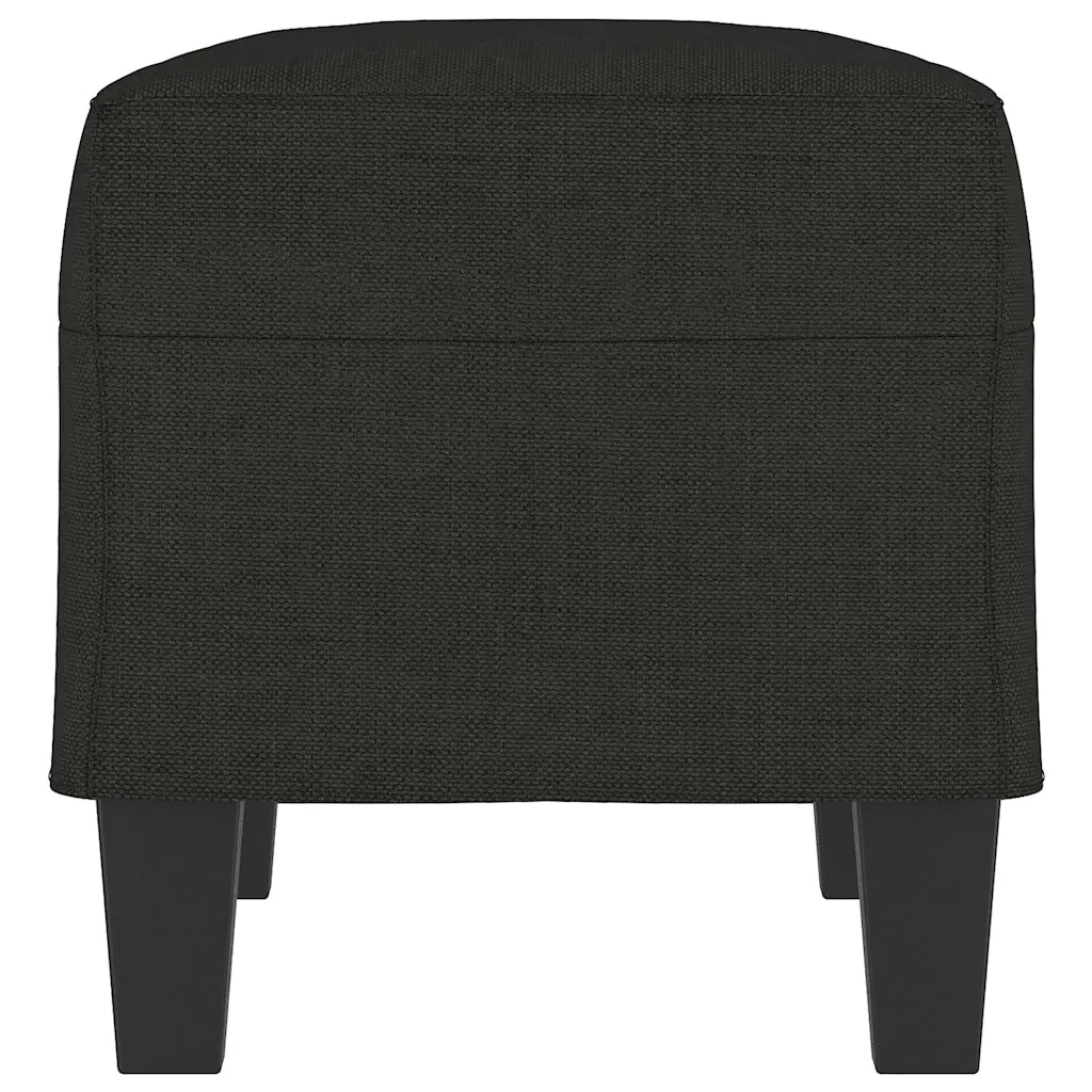 Panca Nero 70x35x41 cm in Tessuto
