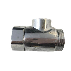 Distanziabile girevole con foro, da 1/2, in ottone pesante