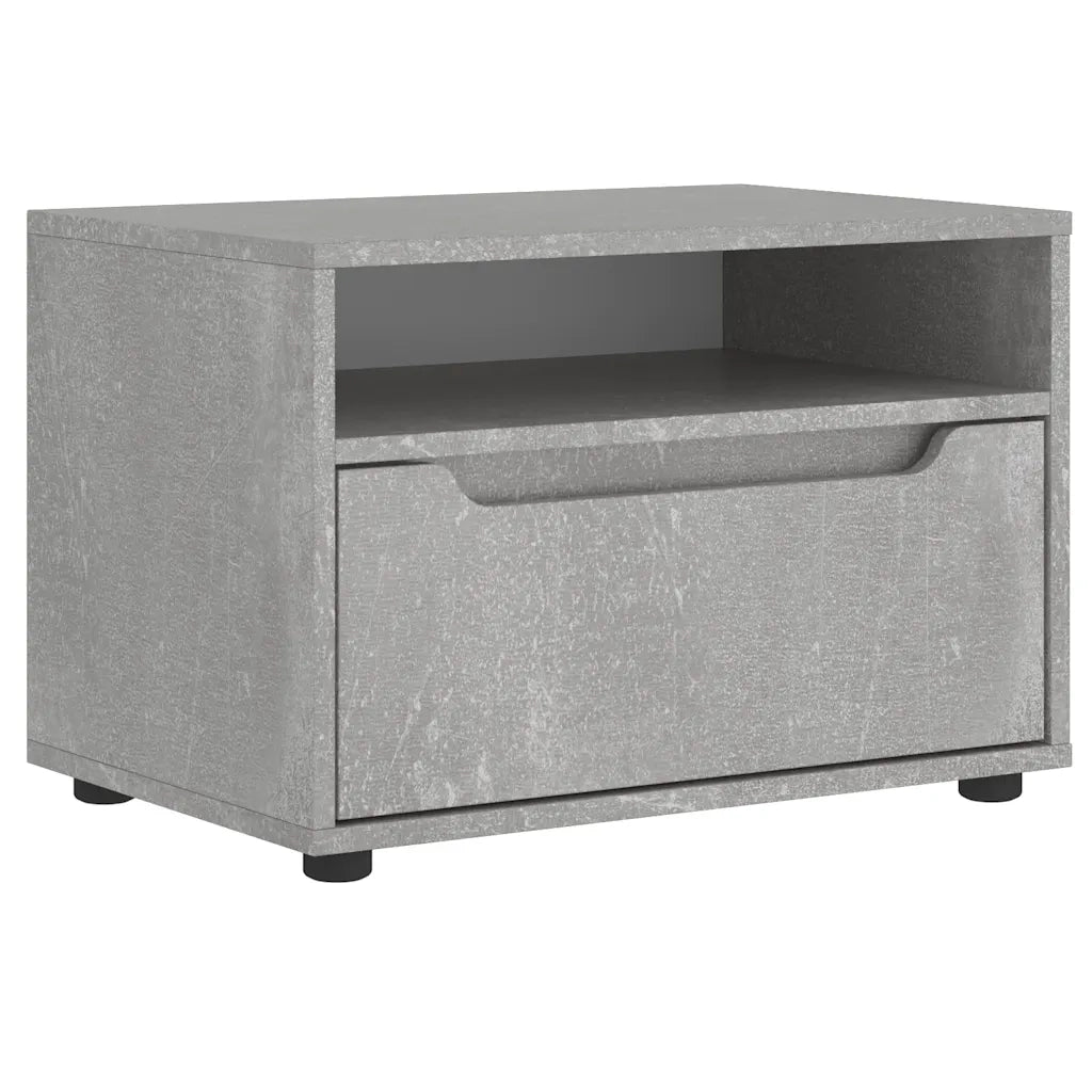 vidaXL Mobile TV VISNES Grigio Cemento 60x40x38 cm Legno Multistrato
