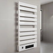 Scaldasalviette elettrico bianco con termoconvettore integrato 500/2000W