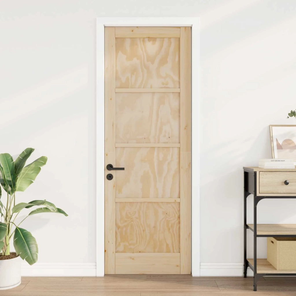 Porta Interna Naturale 73,5 x 211 cm Legno compensato