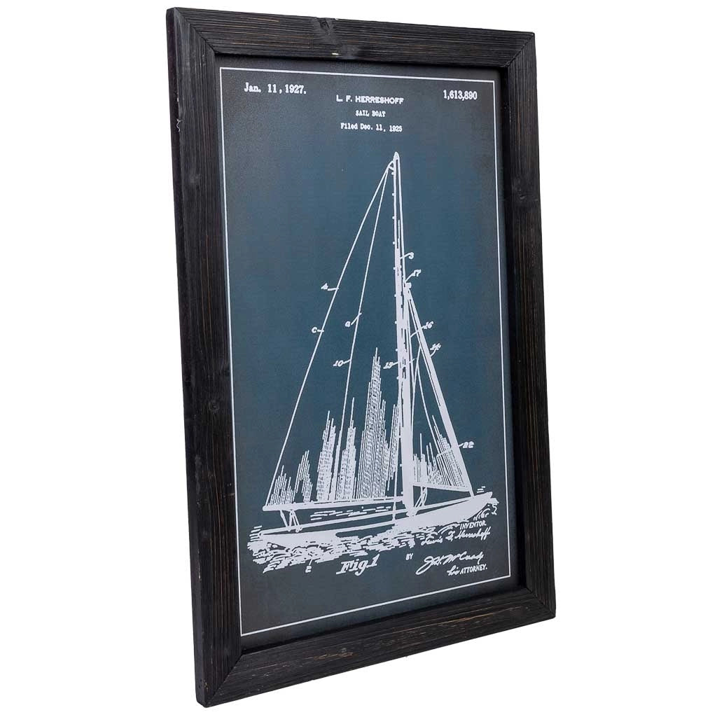 Quadro in tela stampata con cornice in legno, 40x60x1,5