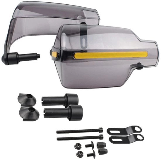 Protezione Manubrio Serrato - Protezione Manubrio per Motocicletta - Protezione da Vento - Protezione Manubrio - Accessori - Materiali di Alta Qualità PC