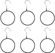 Hanger antiscivolo a 6 pezzi con supporto metallico - 12x23 cm