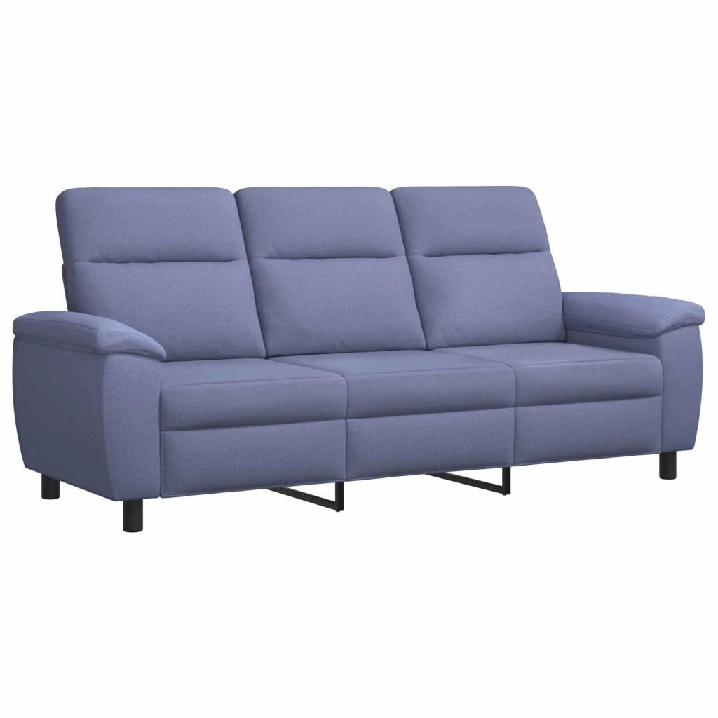 Set di divani 2 pcs Blu jeans Tessuto 3430702
