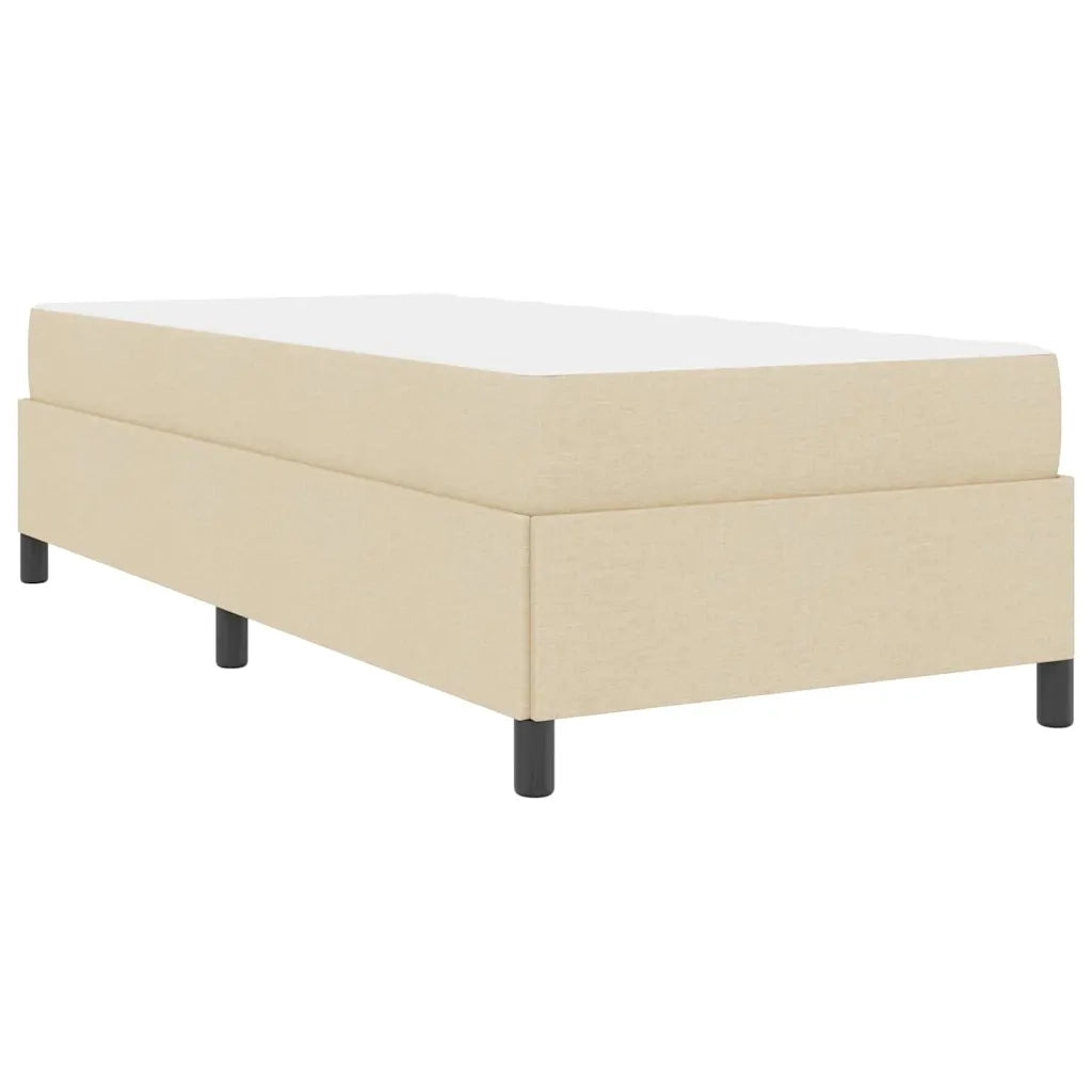 Letto a molle Crema 80 x 200 cm Tessuto 3398820