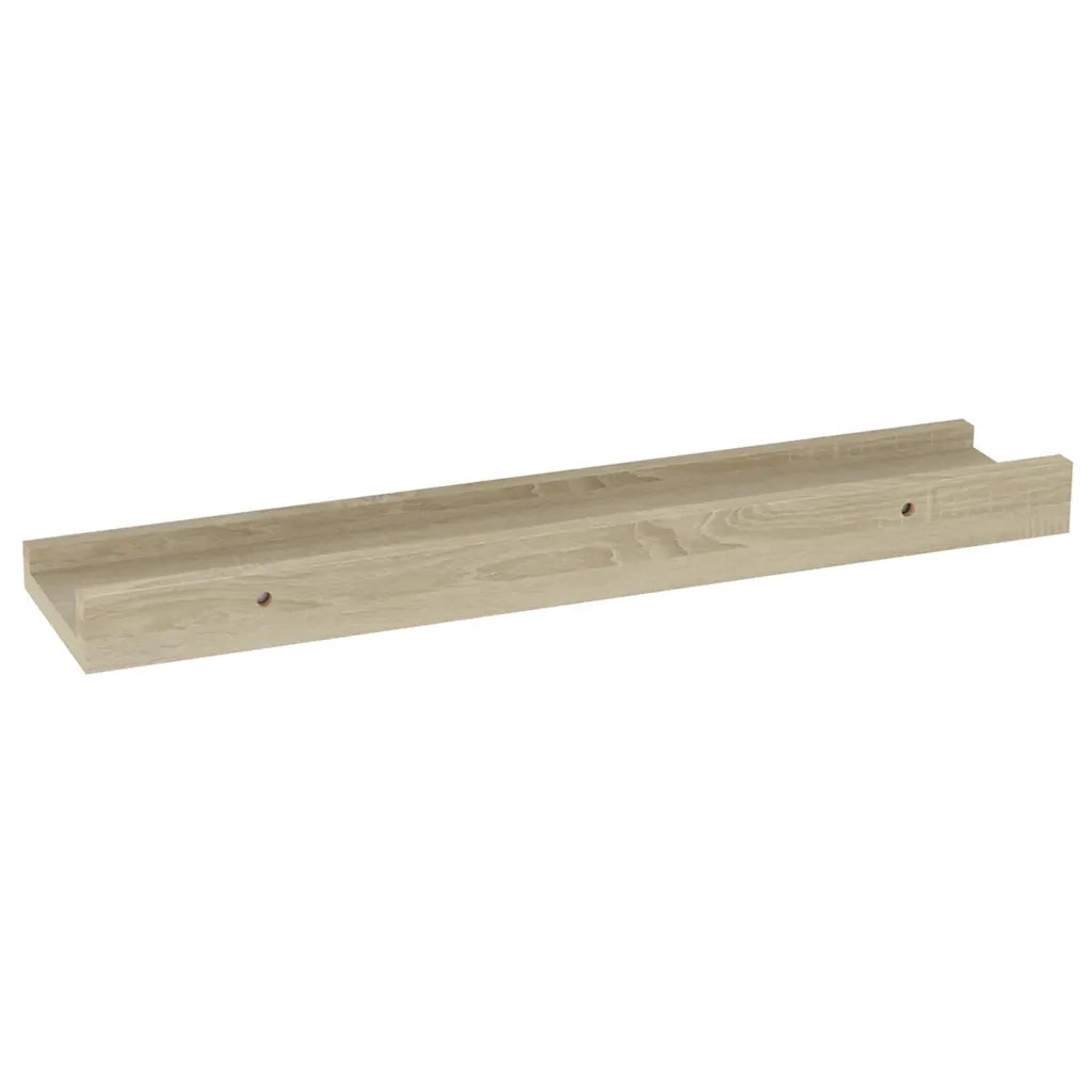 Mensole da Parete 4 pz Rovere Sonoma 40x9x3 cm 326684