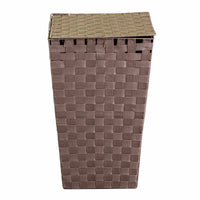 Cesto Portabiancheria in poliestere tortora quadro cm 33x33xh53