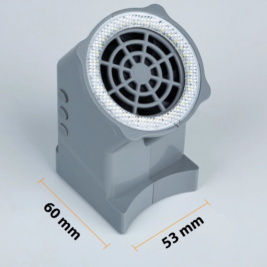 Potenziatore di Aspirazione per Microscopio Stereoscopico – Ventola 7600 RPM, 36 LED | USB Tipo C, 5V DC