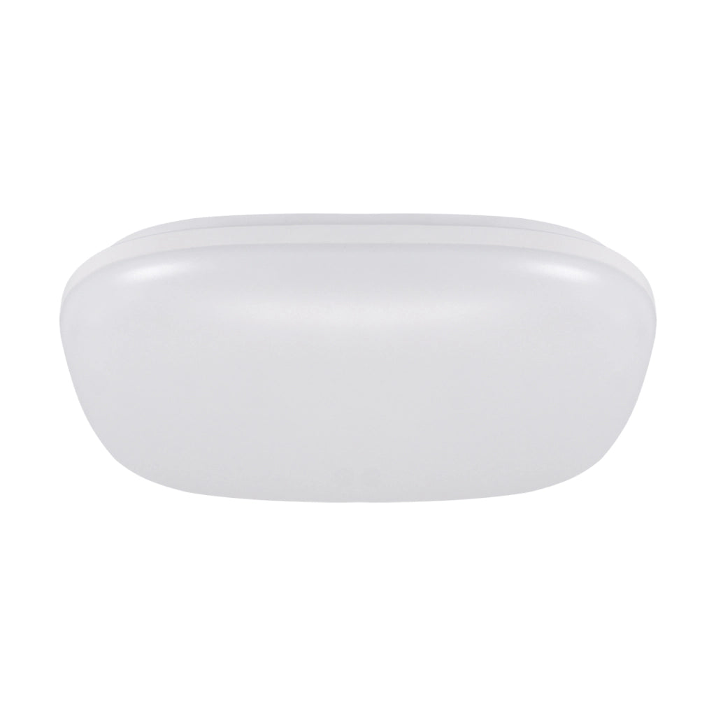 Plafoniera esterna LED bianca quadrata CCT 18/24W IP65 Struhm