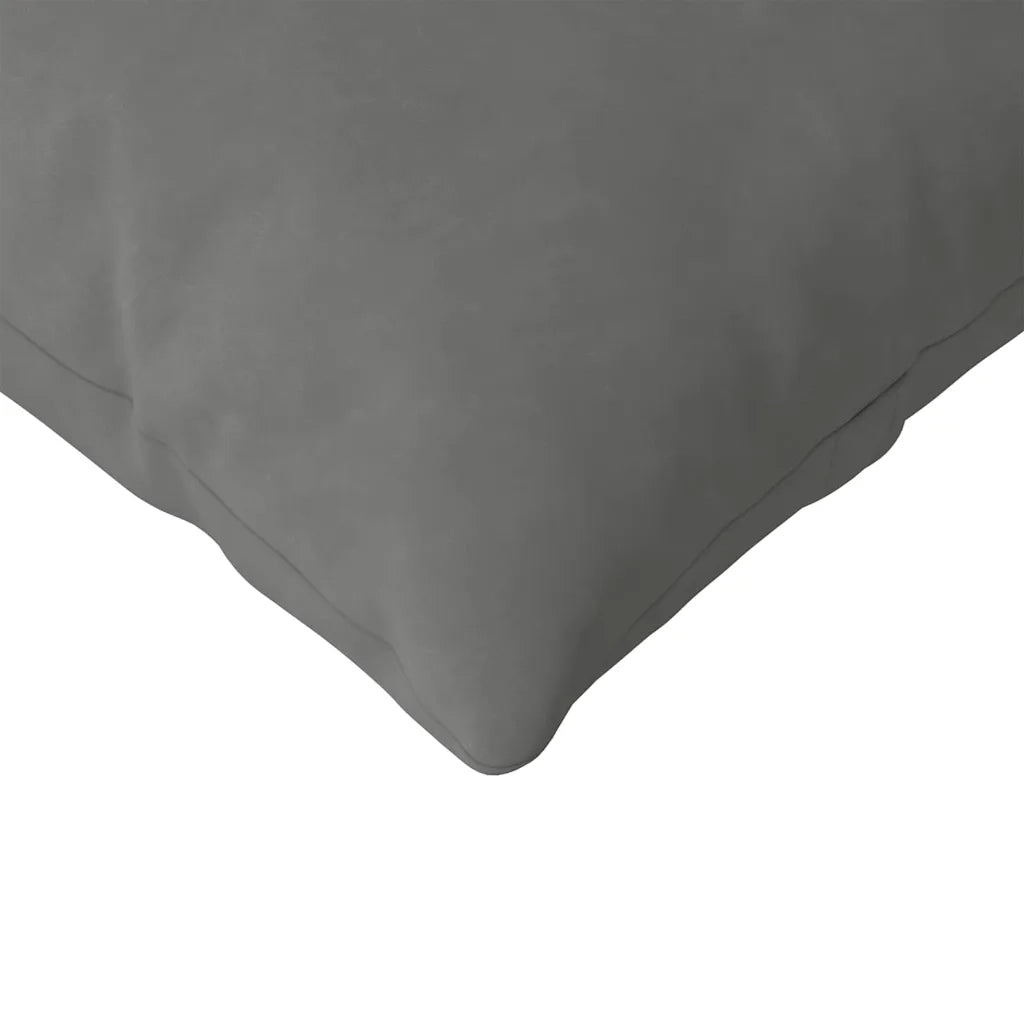 Cuscini da Divano 2 pz | Cuscini per sedie Grigio scuro 145 x 40 cm Tessuto