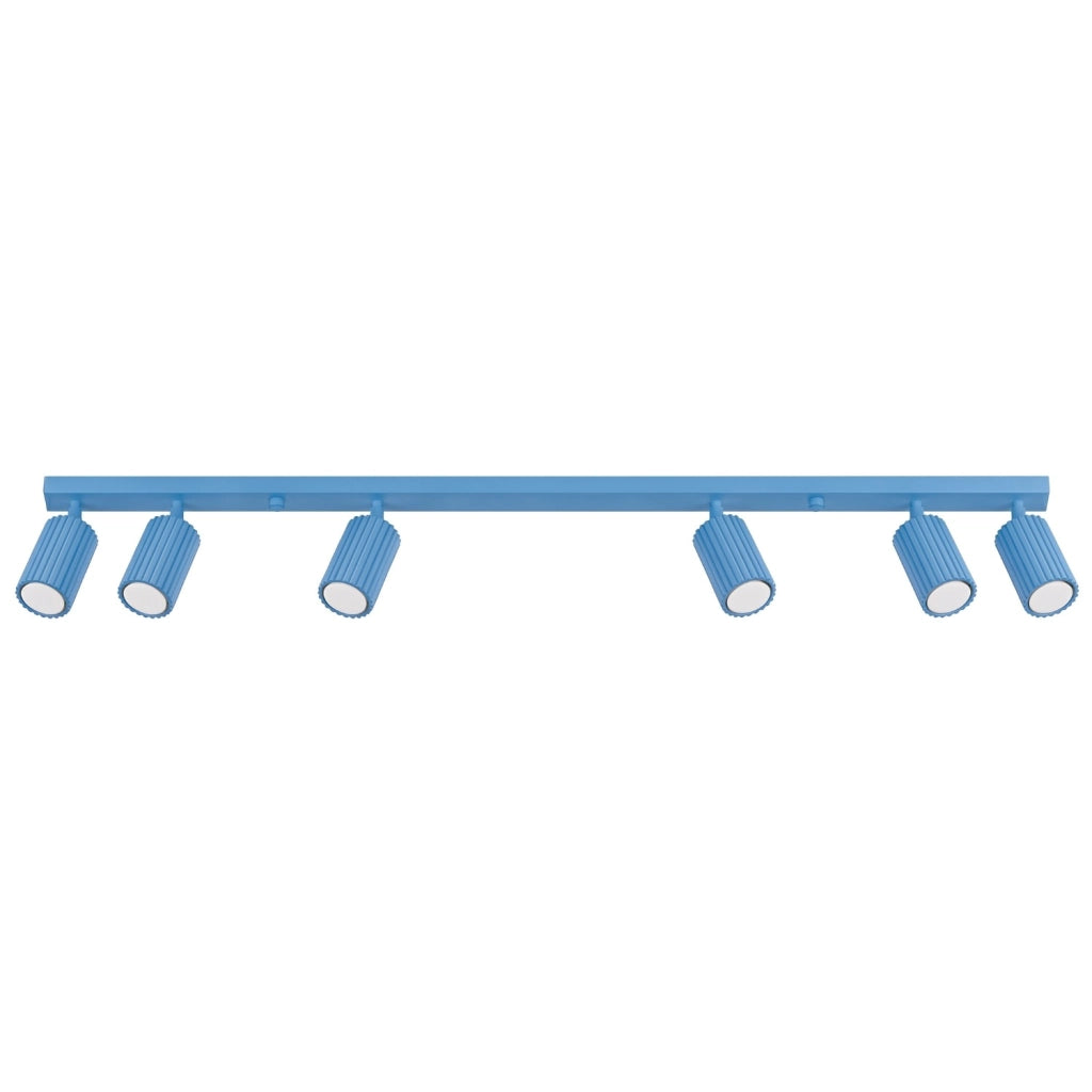 Plafoniera KARBON 6L azzurro