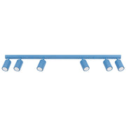 Plafoniera KARBON 6L azzurro