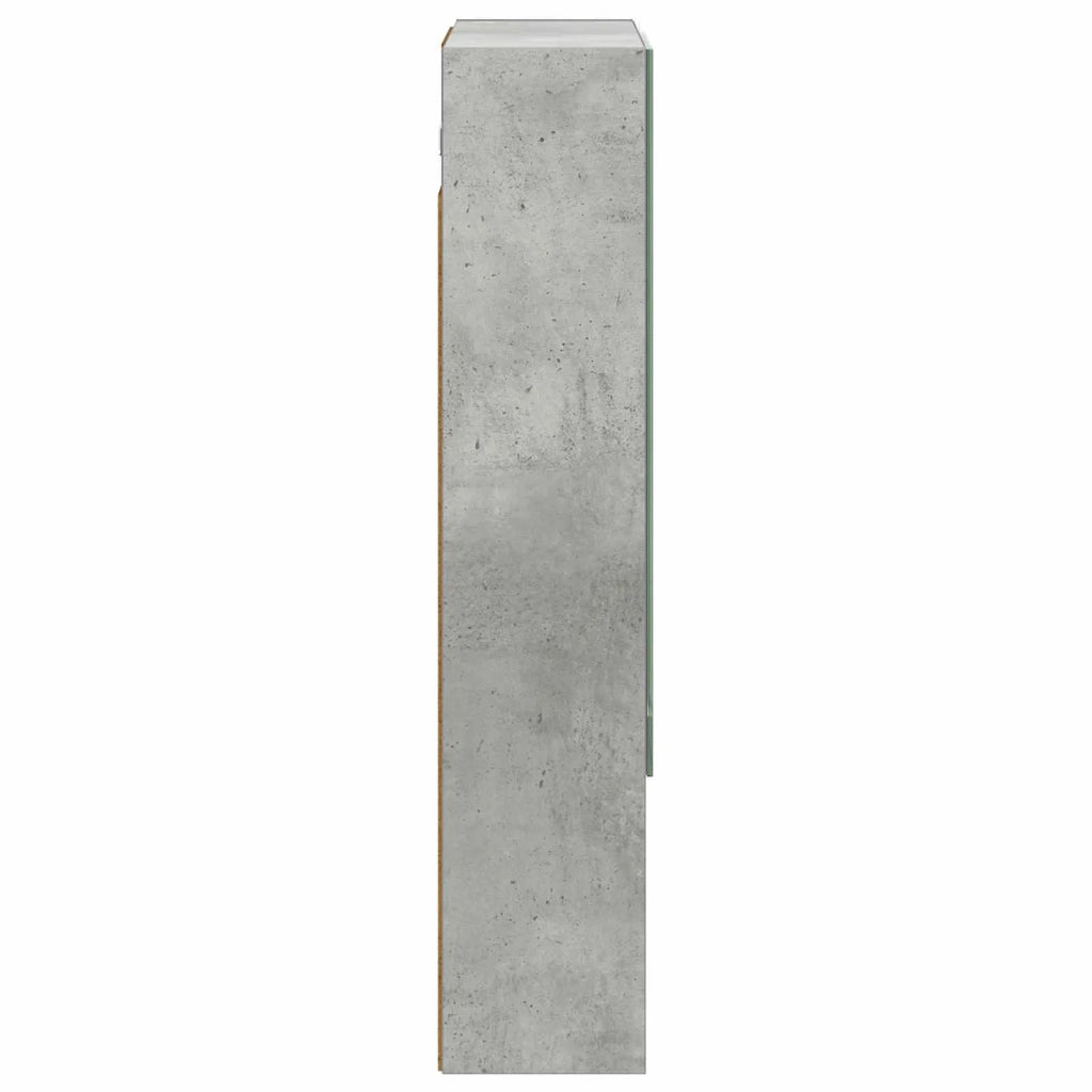 Mobiletto per specchio da bagno con lo scaffale Grigio cemento
