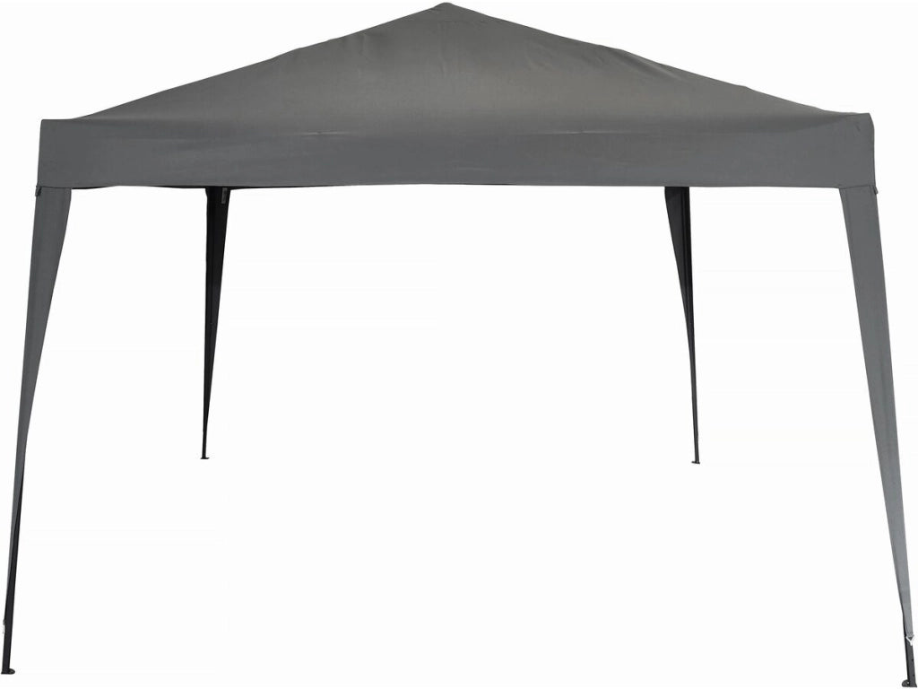 Pergolato pieghevole da giardino "Svetlana 3" - 9 m² - 3 x 3 m - Grigio