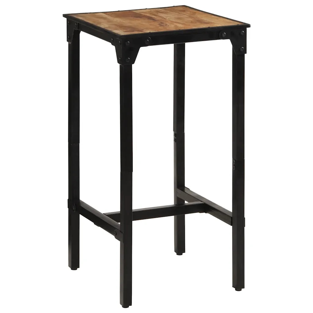 Tavolo da Bar 60x55x107 cm in Legno Grezzo Massello di Mango CFW3087685