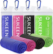 Asciugamano rinfrescante, asciugamano per il collo e la faccia, asciugamano microfibra per il collo e la faccia, asciugamano rinfrescante per yoga, spiaggia, golf, viaggi, palestra, sport, campeggio
