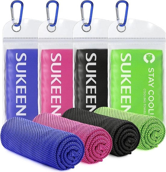 Asciugamano rinfrescante, asciugamano per il collo e la faccia, asciugamano microfibra per il collo e la faccia, asciugamano rinfrescante per yoga, spiaggia, golf, viaggi, palestra, sport, campeggio