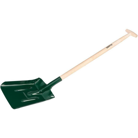 Topex 15g021 pala in carbonio, m manico in legno, impugnatura a