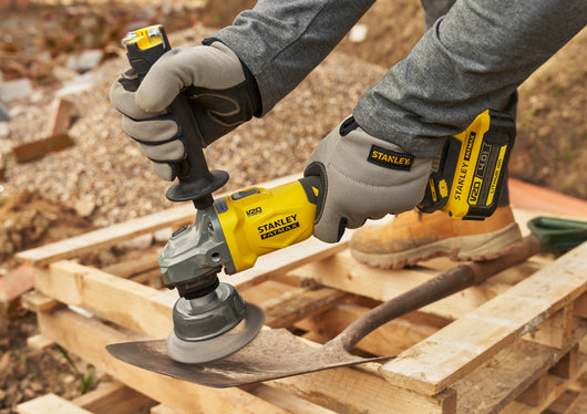 Stanley FatMax V20 SFMCG710M1T-QW Smerigliatrice Angolare 18V Brushless 125 mm + 1 batteria da 4Ah e valigetta Pro-Stack