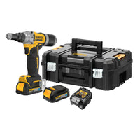 DEWALT DCF414E2GT-QW Rivettatrice 18V XR brushless 2 batterie POWERSTACK 1,7 Ah