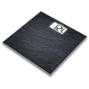 Beurer GS 203 Slate Bilancia in Vetro, Effetto Ardesia, Design Sottile, lcd