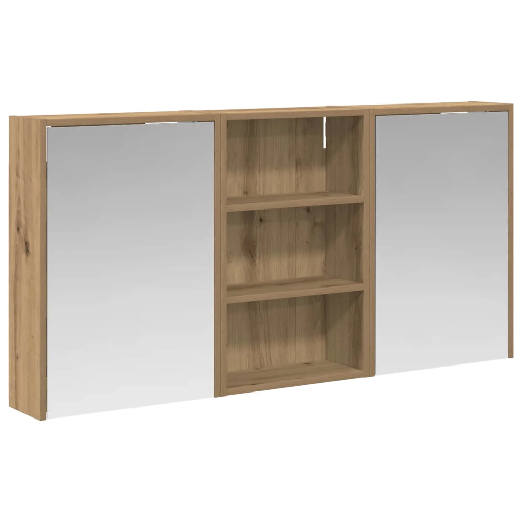 Set di Armadi da Bagno con lo scaffale 3 pcs 126 x 16 x 62.5 cm 3403831