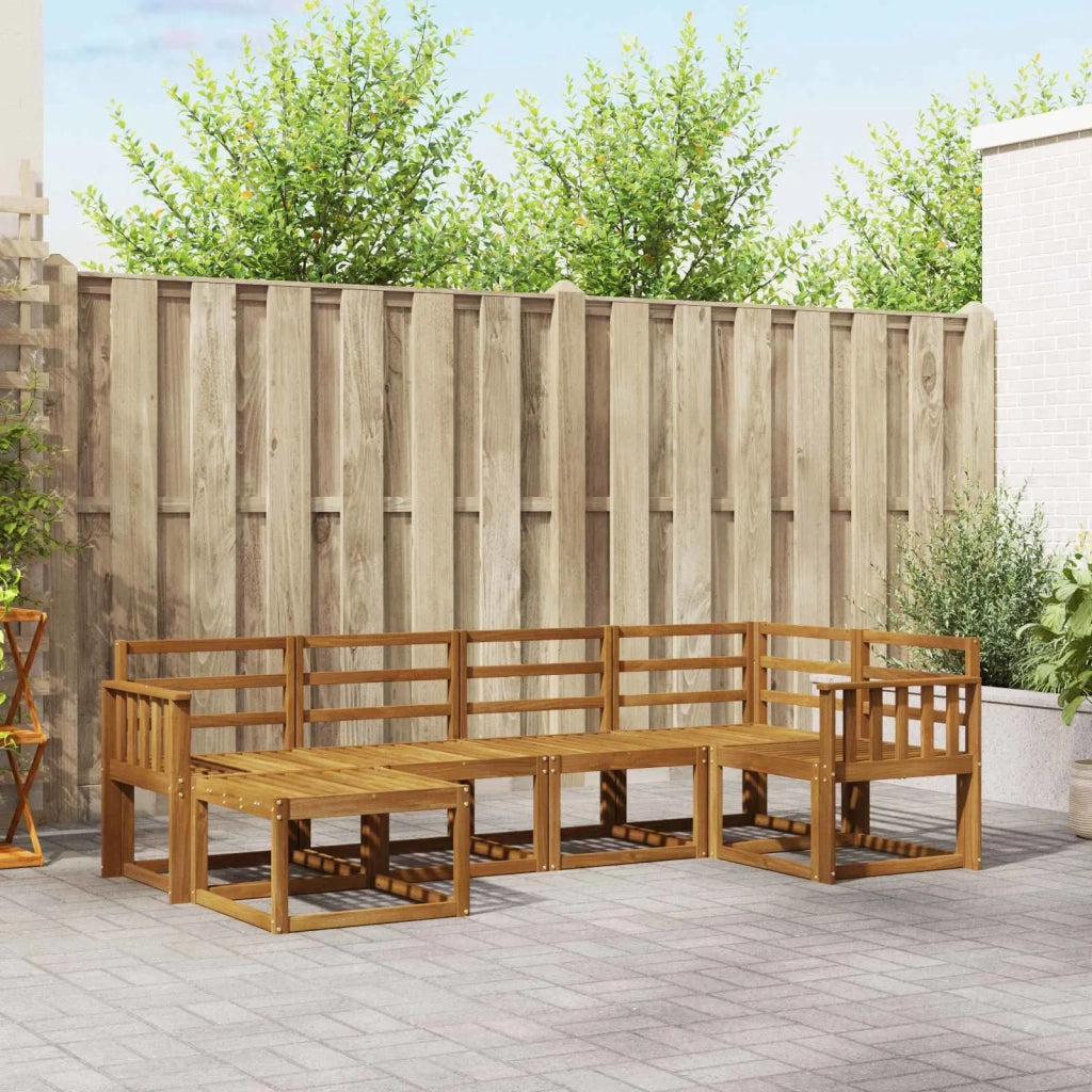 Set di divani da esterno 6 pcs Naturale 3366632