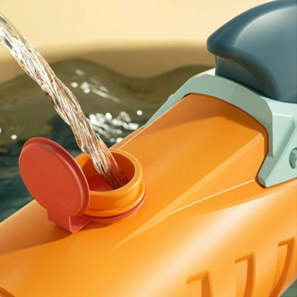 Trade Shop - Pistola Ad Acqua Giocattolo Per Bambini Gioco Estate A Forma Di Squalo 23.5cm 618555 -