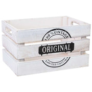 Cassetto in legno bianco 18x12x10h cm