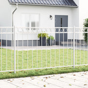 Recinzione da giardino  Bianca 1,7x1 m in Acciaio