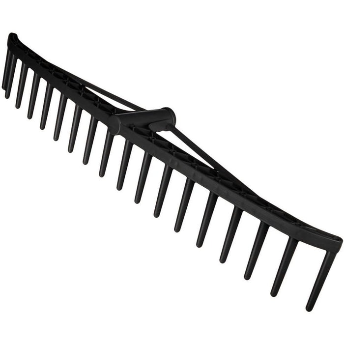 Topex 15g087 rastrello 17 denti i in plastica rigranulata ner ds