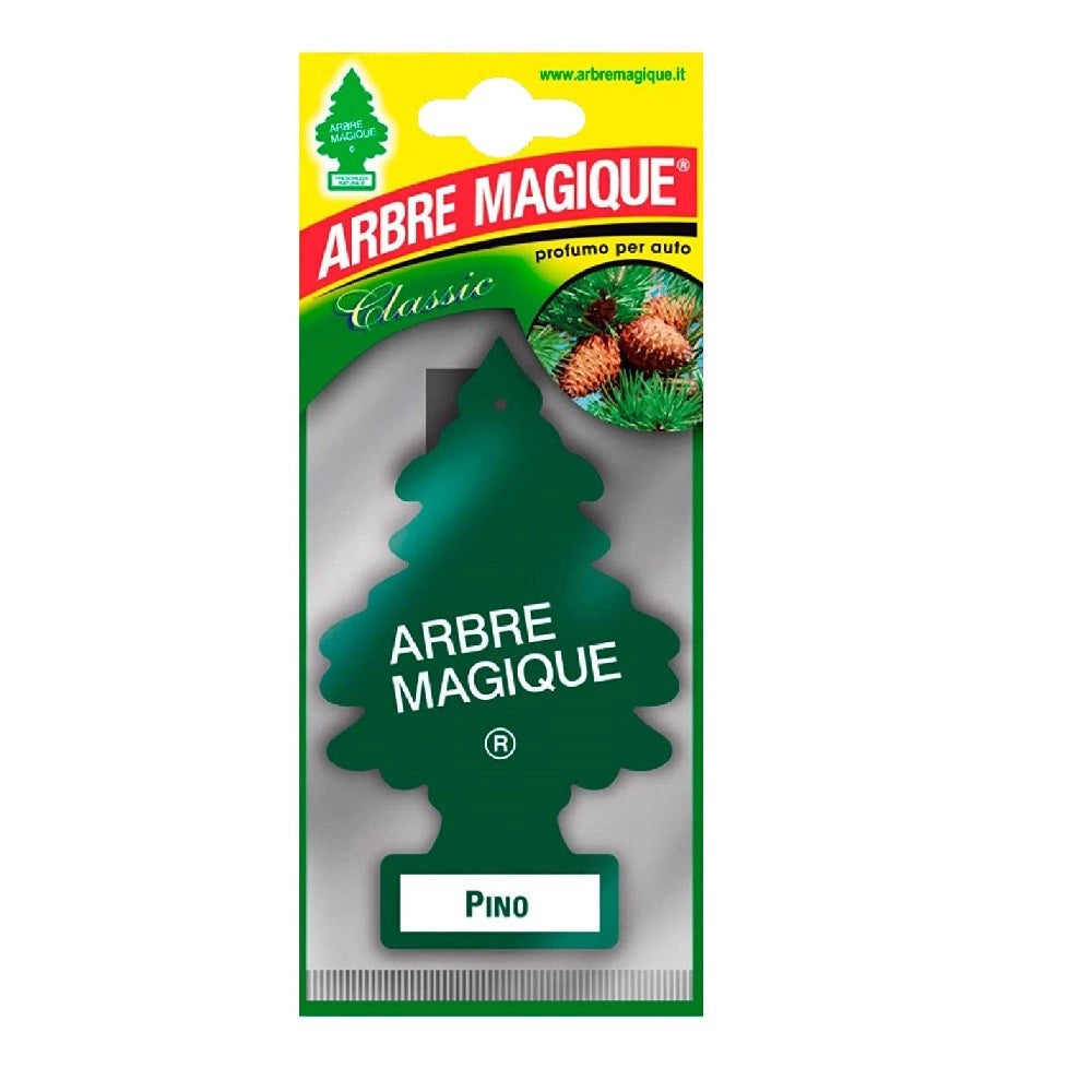 Trade Shop - Arbre Magique Mono Deodorante Profumatore Per Auto Profumazione Fragranza Pino -