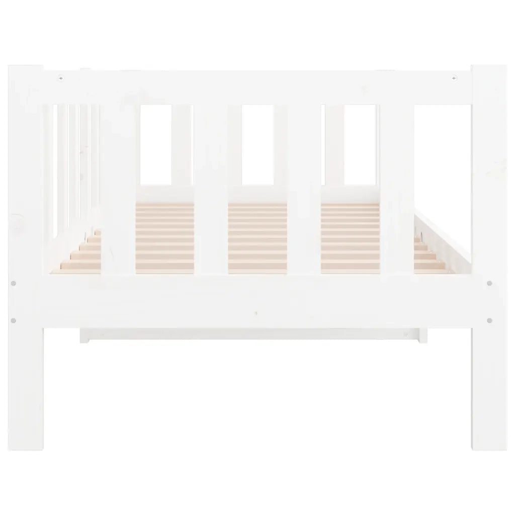 Dormeuse Bianca 80x200 cm in Legno Massello di Pino cod mxl 59211