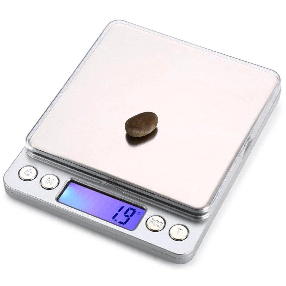 Trade Shop - Bilancia Elettronica Portatile Cucina 8008 2kgx0.1g Precisione 4x4 Alimenti Cibo -