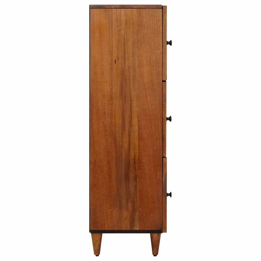 Credenza Noce 40 x 33 x 110 cm Legno di mango massello