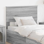Testiera-Testata-Testiera Decorativa Grigio Sonoma 90 cm Legno multistrato 958199