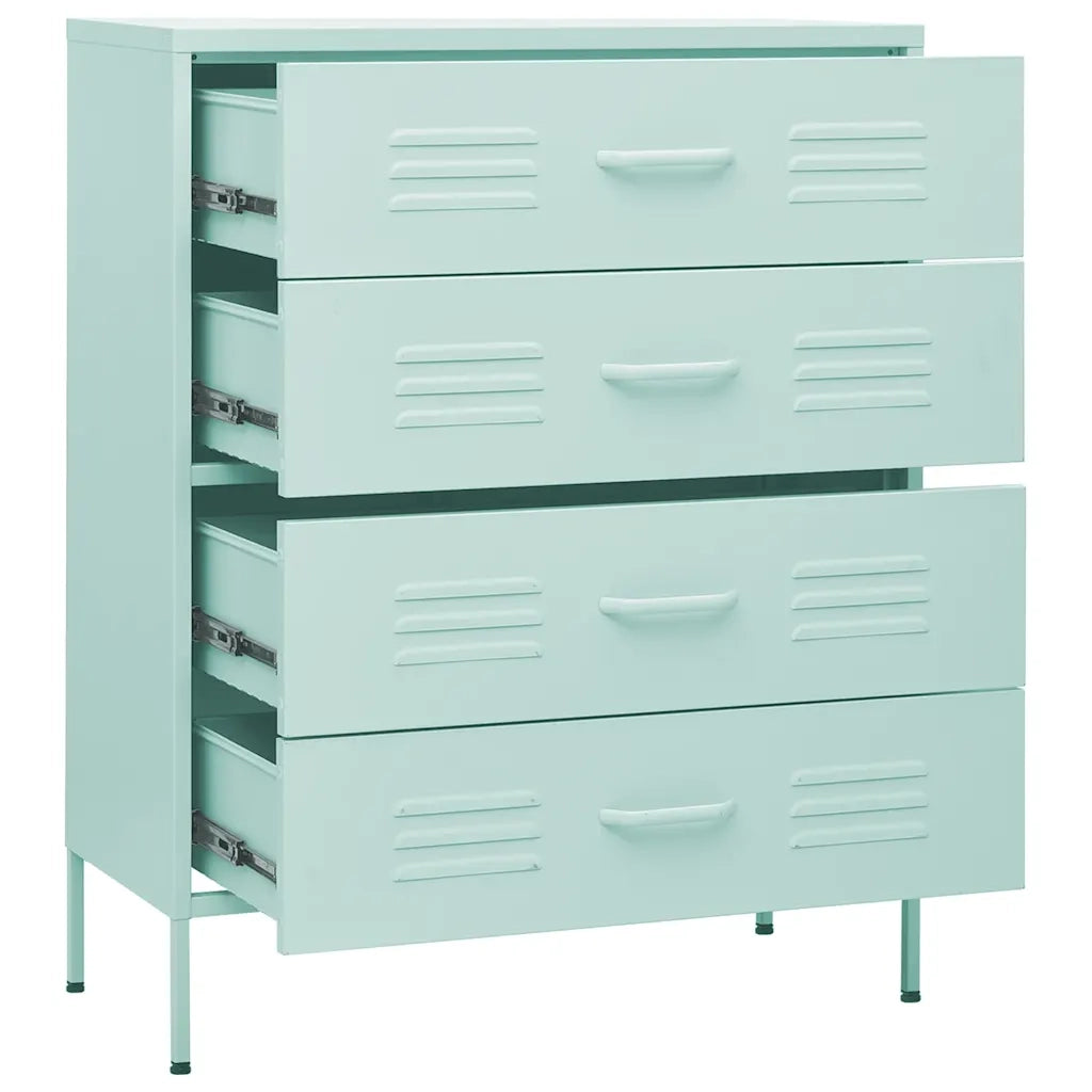 Cassettiera Menta 80x35x101,5 cm in Acciaio CFW6444407