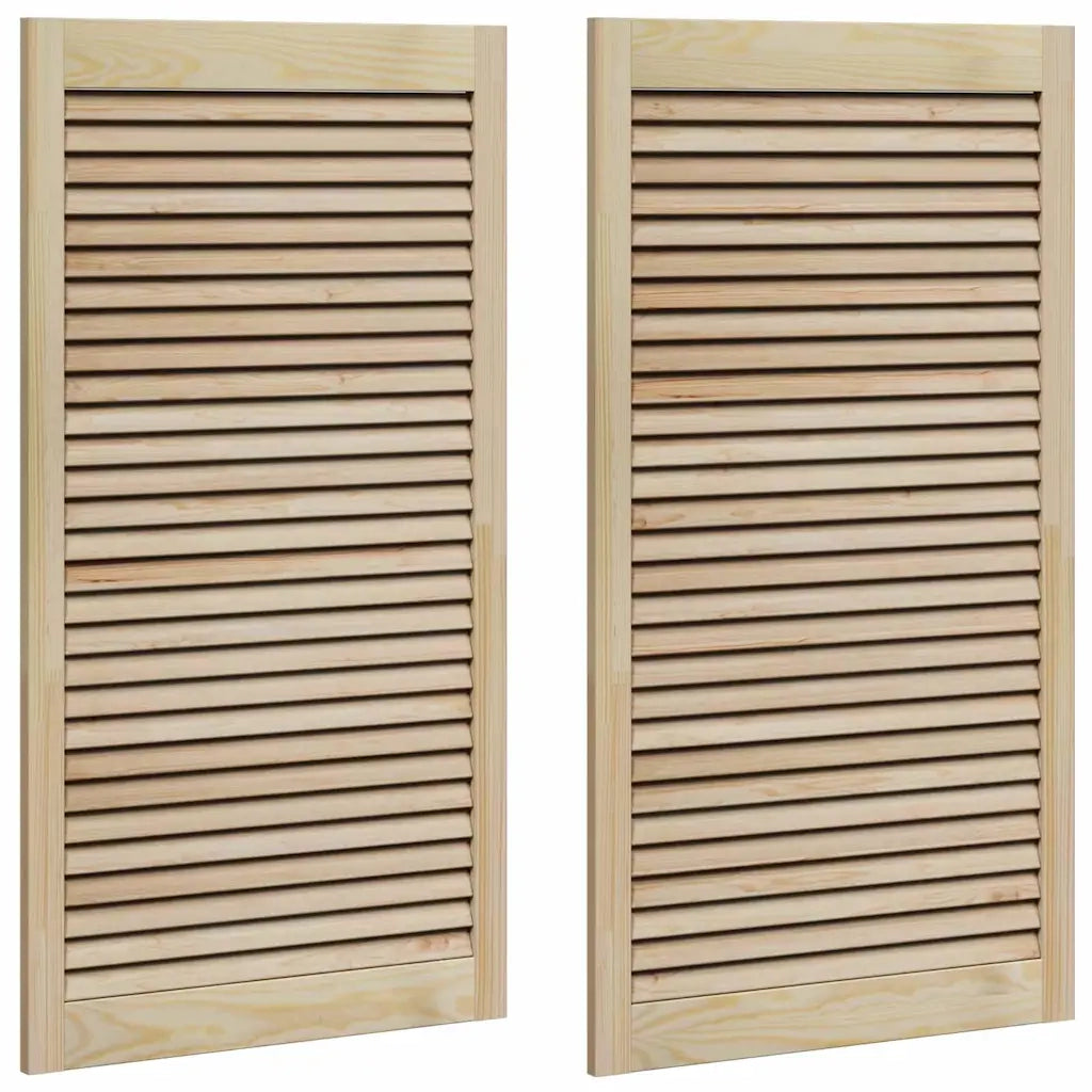 Porta per Armadio con porta 2 pcs Naturale 110 x 2,1 x 59,5 cm 42019259